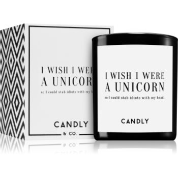 Candly & Co. I wish i were a unicorn lumânare parfumată - imagine 3